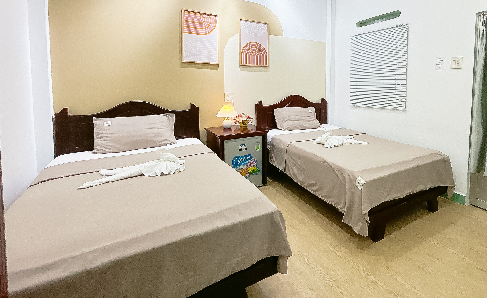 Phòng 2 Giường Đơn Phong Cách Homestay